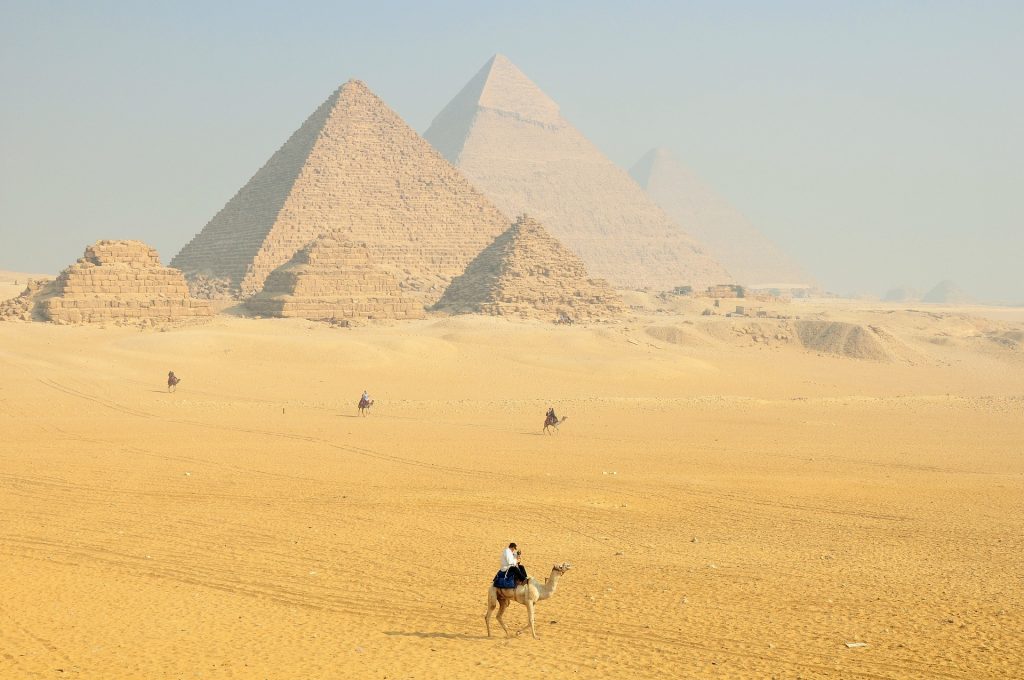 Pyramid and Camel